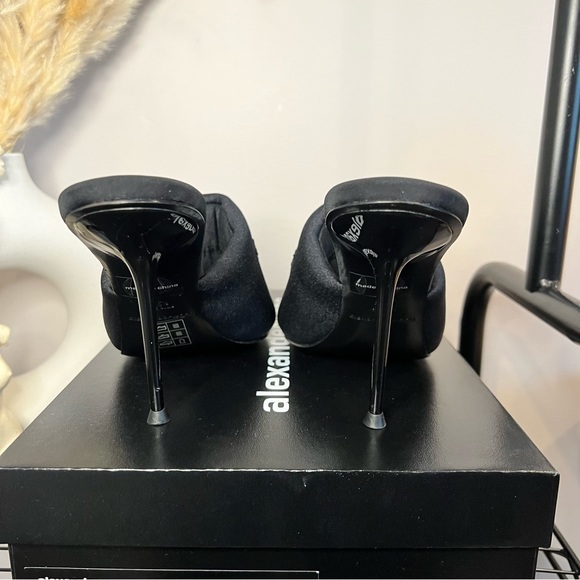 Alexander Wang Black Lycra Sienna Mule - Picture 7 of 8
